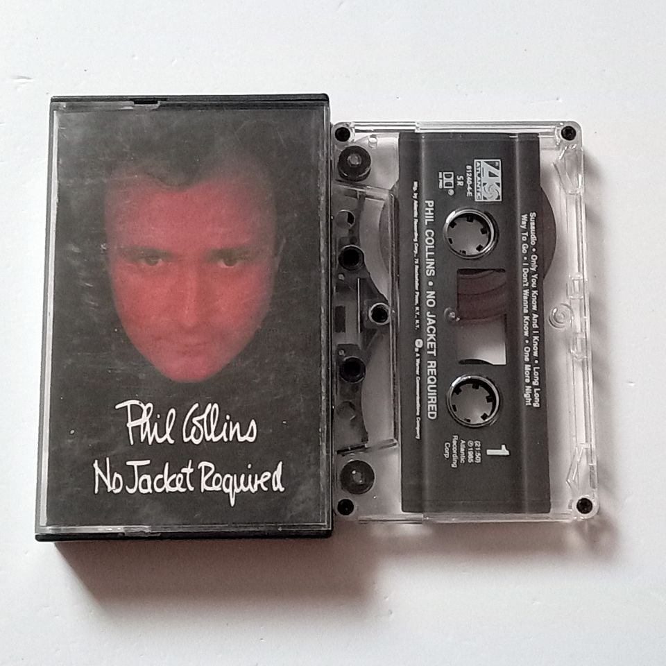 PHIL COLLINS - NO JACKET REQUIRED (1985) - KASET MADE IN USA 2.EL