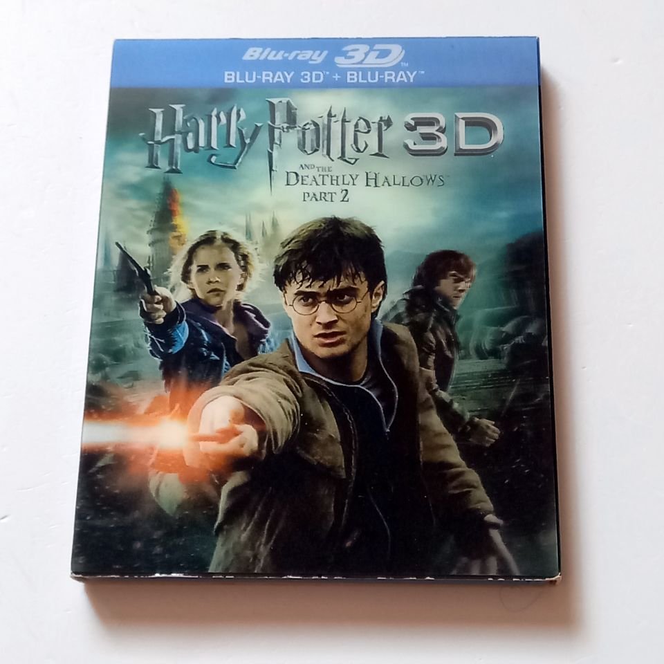 HARRY POTTER AND THE DEATHLY HALLOWS - DANIEL RADCLIFFE, RUPERT GRINT, EMMA WATSON - YÖN.: DAVID YATES - BLU-RAY + 3D BLU-RAY 3 DİSK ÖZEL VERSİYON HOLOGRAM SLIPCOVER  2.EL