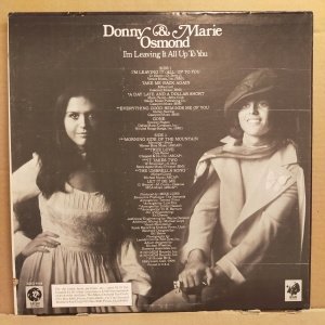 DONNY & MARIE OSMOND - I'M LEAVING IT ALL UP TO YOU (1974) - LP 70S POP 2.EL PLAK