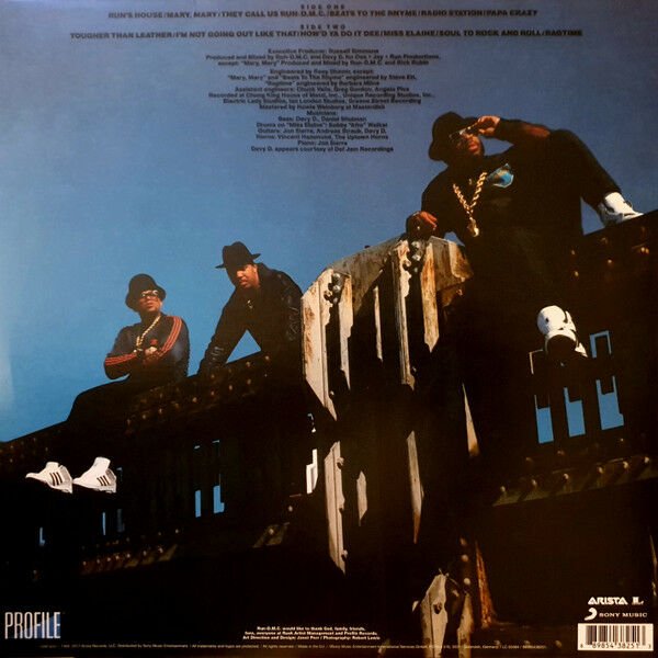 RUN-DMC - TOUGHER THAN LEATHER (1988) LP 2017 REISSUE SIFIR PLAK