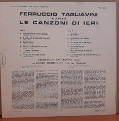 FERRUCCIO TAGLIAVINI - LE CANZONI DI IERI - LP 2.EL PLAK