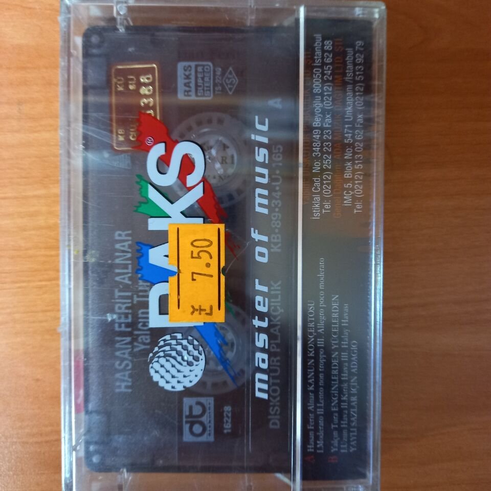 HASAN FERİT ALNAR, YALÇIN TURA - ENGİNLERDEN YÜCELERDEN YAYLI SAZLAR İÇİN ADAGIO (1989) - KASET SIFIR