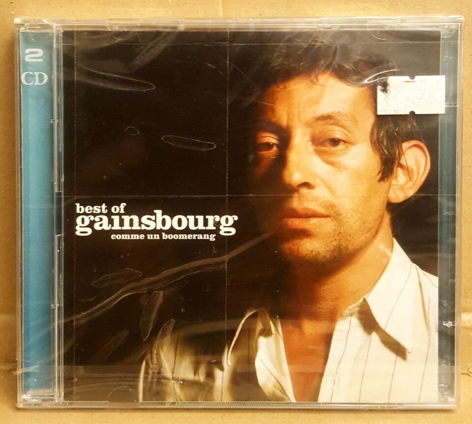 SERGE GAINSBOURG - BEST OF / COMME UN BOOMERANG (2011) - 2CD COMPILATION JEWEL CASE AMBALAJINDA SIFIR