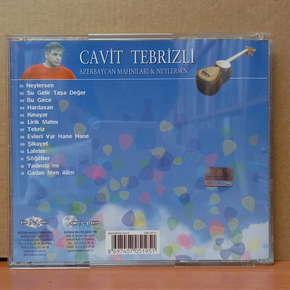 CAVİT TEBRİZLİ - AZERBAYCAN MAHNILARI - CD 2.EL