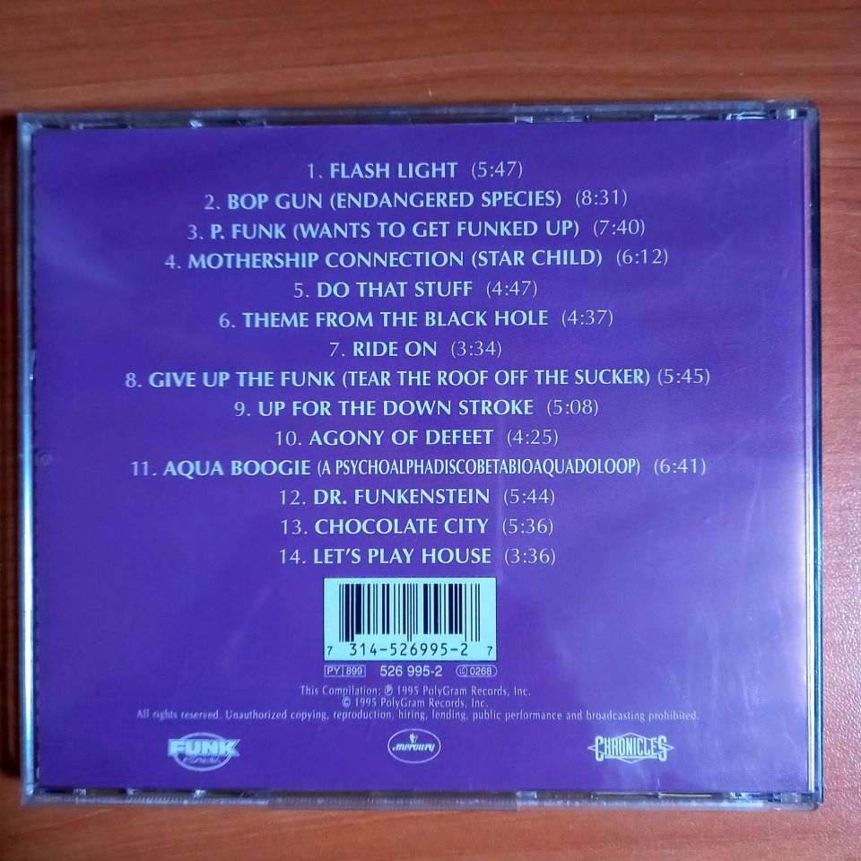 PARLIAMENT – THE BEST OF PARLIAMENT: GIVE UP THE FUNK (1995) - CD 2.EL