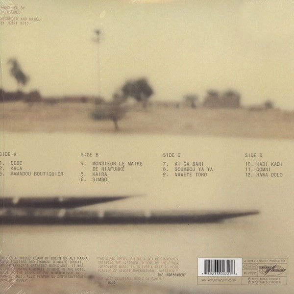 ALI FARKA TOURE & TOUMANI DIABATE - IN THE HEART OF THE MOON (2005) - 2LP 2021 EDITION SIFIR PLAK