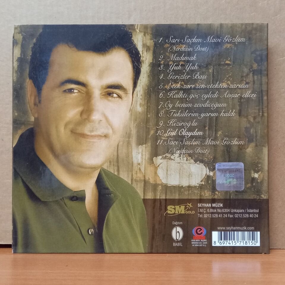 FARUK DEMİR - SARI SAÇLIM MAVİ GÖZLÜM / NERDESİN DOST - CD 2.EL