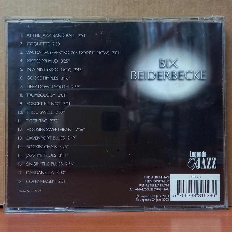 BIX BEIDERBECKE – IN A MIST (2003) - CD 2.EL