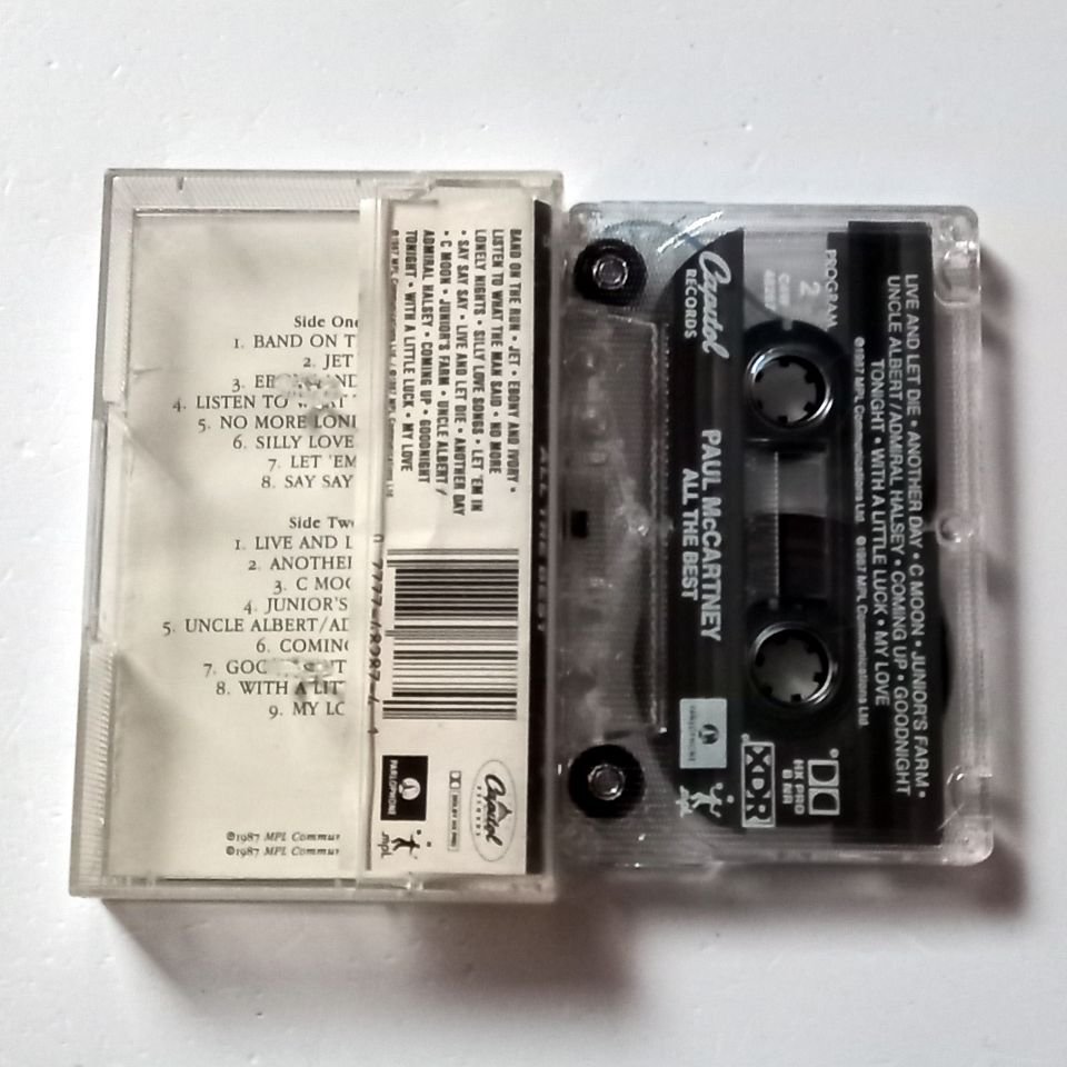 PAUL MCCARTNEY - ALL THE BEST! (1987) - KASET MADE IN USA 2.EL