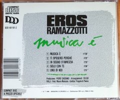 EROS RAMAZZOTTI - MUSICA E (1988) - CD DDD 2.EL