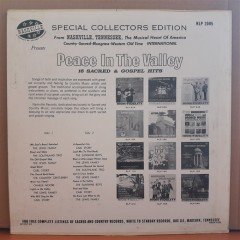 PEACE IN THE VALLEY - 16 SACRED & GOSPEL HITS - LP 2.EL PLAK
