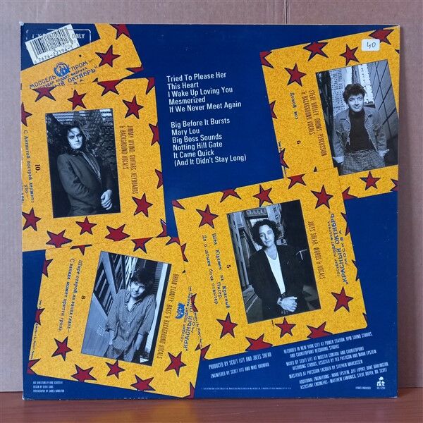 RECKLESS SLEEPERS – BIG BOSS SOUNDS (1988) - LP 2.EL PLAK
