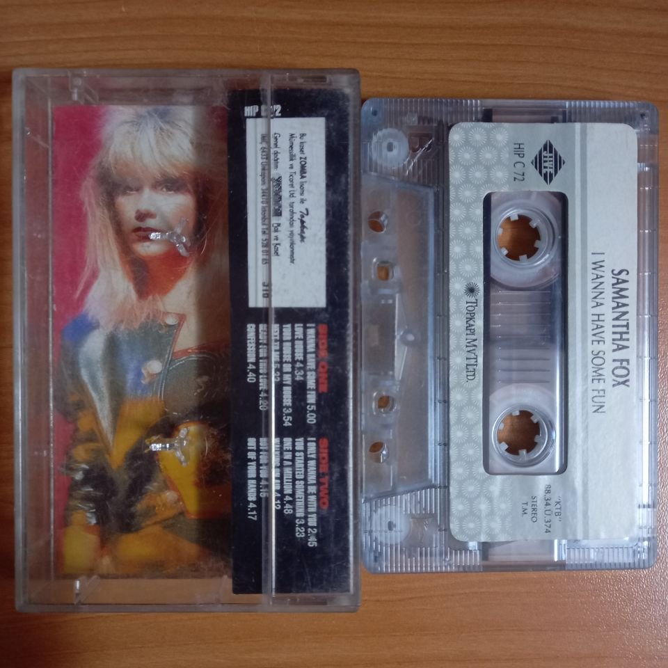 SAMANTHA FOX - I WANNA HAVE SOME FUN (1988) - KASET 2.EL