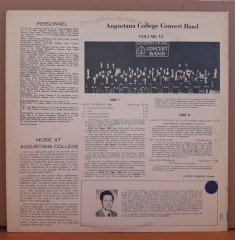 AUGUSTANA COLLEGE CONCERT BAND - LP 2.EL PLAK