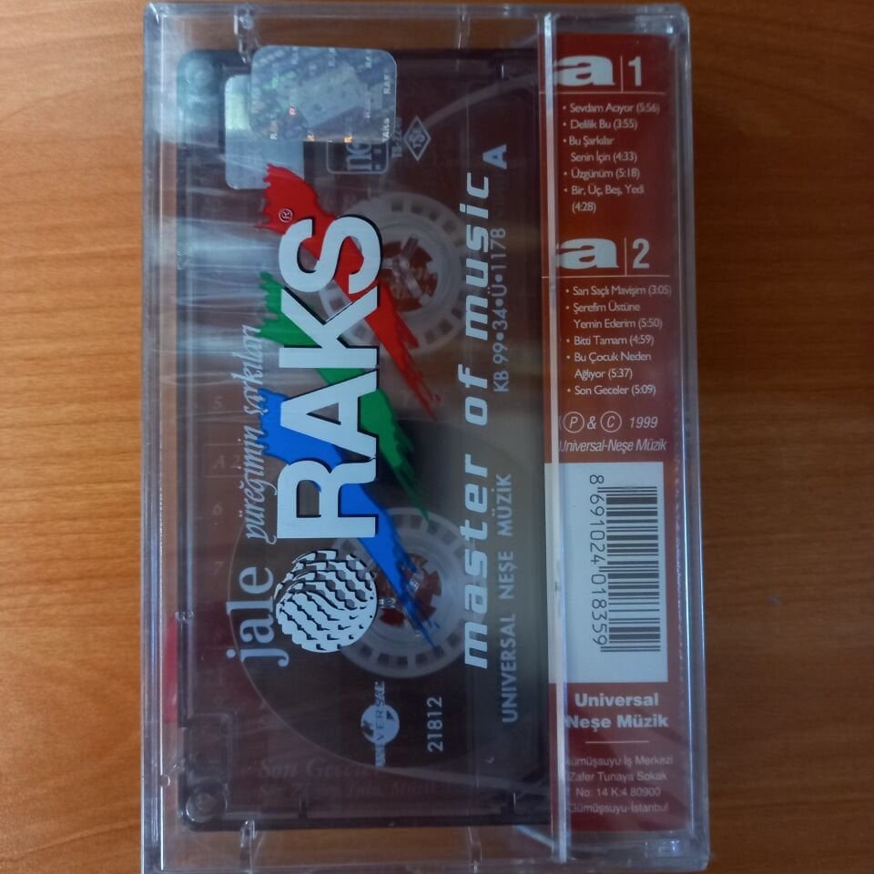 JALE - YÜREĞİMİN ŞARKILARI (1999) - KASET SIFIR