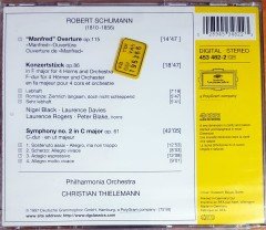 SCHUMANN - SYMPHONY NO.2 / CHRISTIAN THIELEMANN, PHILHARMONIA ORCHESTRA (1997) DEUTSCHE GRAMMOPHON CD SIFIR