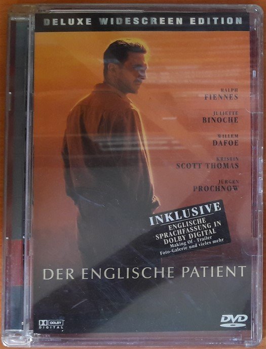DER ENGLISCHE PATIENT - ENGLISH PATIENT - RALPH FIENNES - JEWELCASE DVD 2.EL TR ALTYAZI YOKTUR