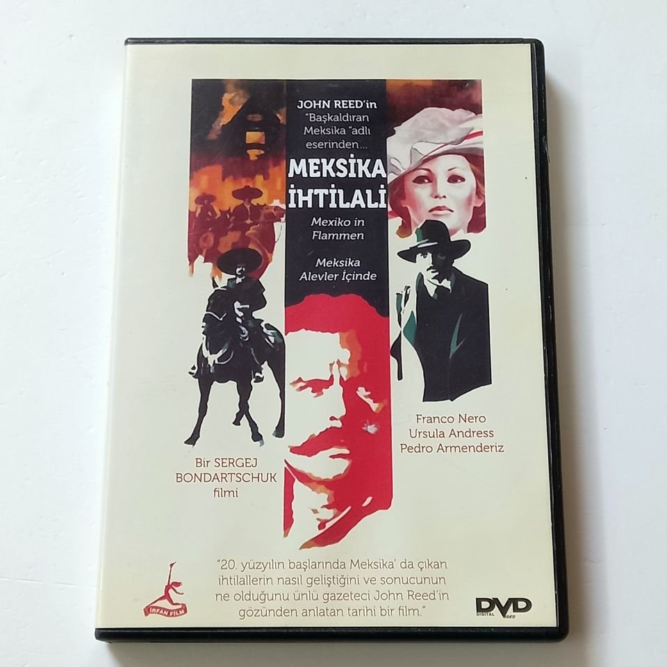 MEKSİKA İHTİLALİ - MEXICO IN FLAMMEN - FRANCO NERO - URSULA ANDRESS - SERGEJ BONDARTSCHUK - DVD 2.EL (JOHN REED)