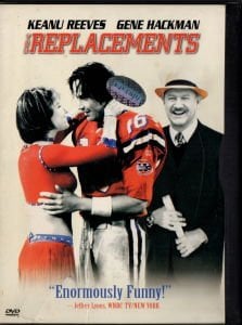 THE REPLACEMENTS - KEANU REEVES - GENE HACKMAN - SNAPCASE DVD 2.EL