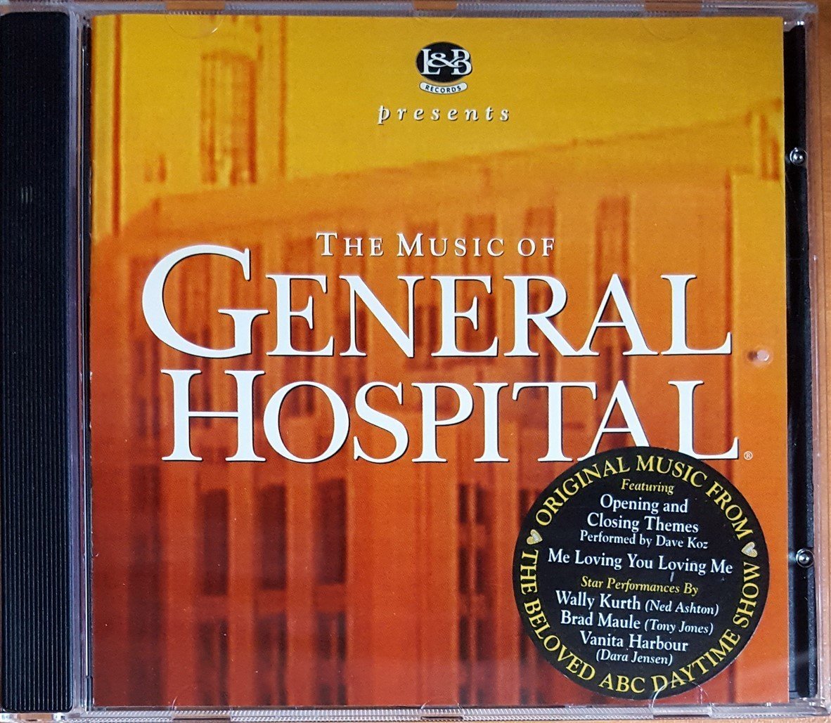 THE MUSIC OF GENERAL HOSPITAL SOUNDTRACK / DAVE KOZ, JOHN WARREN, BRAD MAULE, WALLY KURTH (1998) L&B RECORDS CD 2.EL