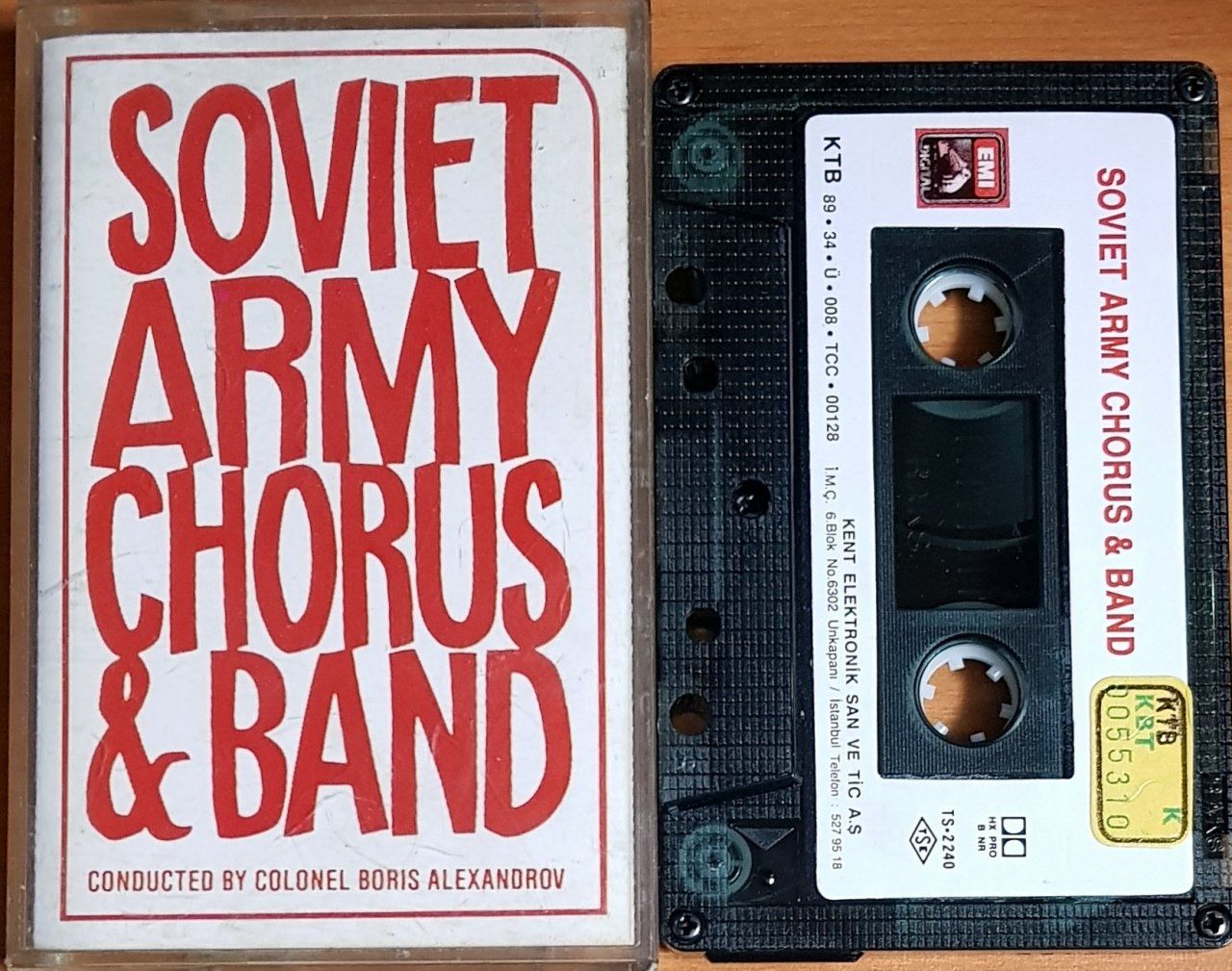SOVIET ARMY CHORUS & BAND / CONDUCTED BY COLONEL BORIS ALEXANDROV (1989) KENT KASET 2.EL