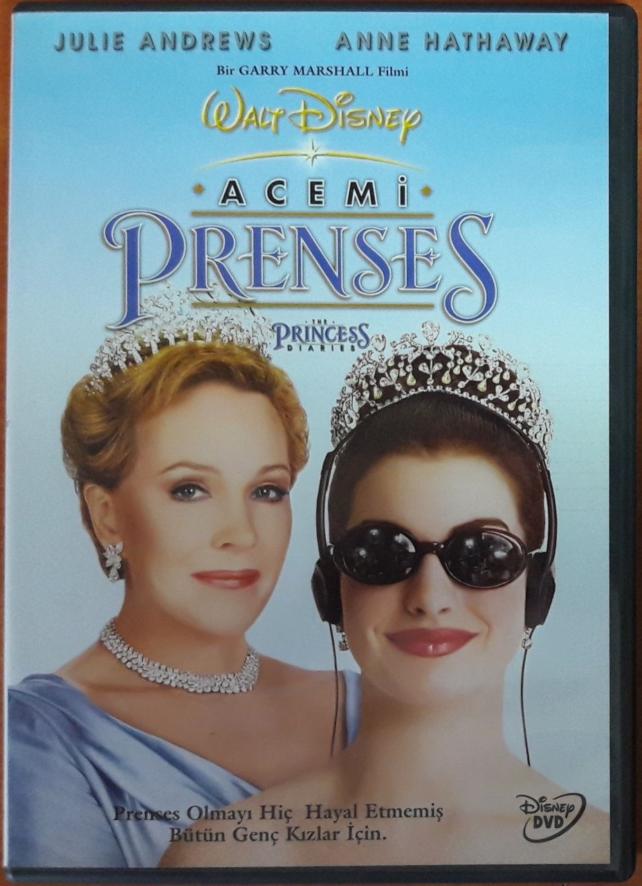 ACEMİ PRENSES - THE PRINCESS DIARIES - JULIE ANDREWS - ANNE HATHAWAY - WALT DISNEY - DVD SIFIR