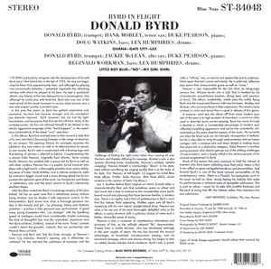 DONALD BYRD – BYRD IN FLIGHT (1960) - LP 2021 REISSUE 180GR GATEFOLD TONE POET SERIES SIFIR PLAK