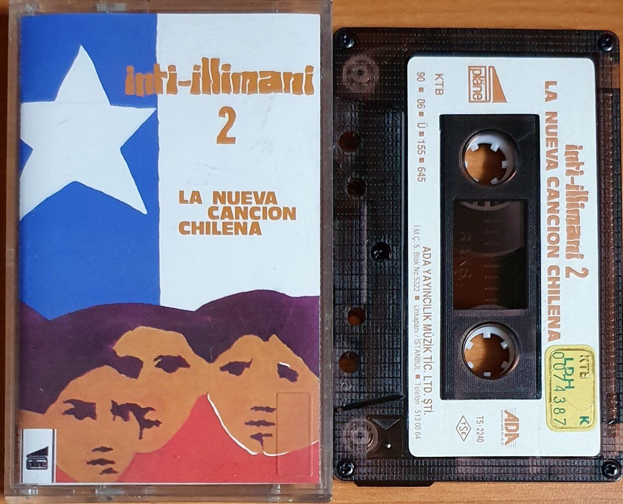 INTI-ILLIMANI 2 / LA NUEVA CANCION CHILENA (1990) - KASET ADA MÜZİK 2.EL