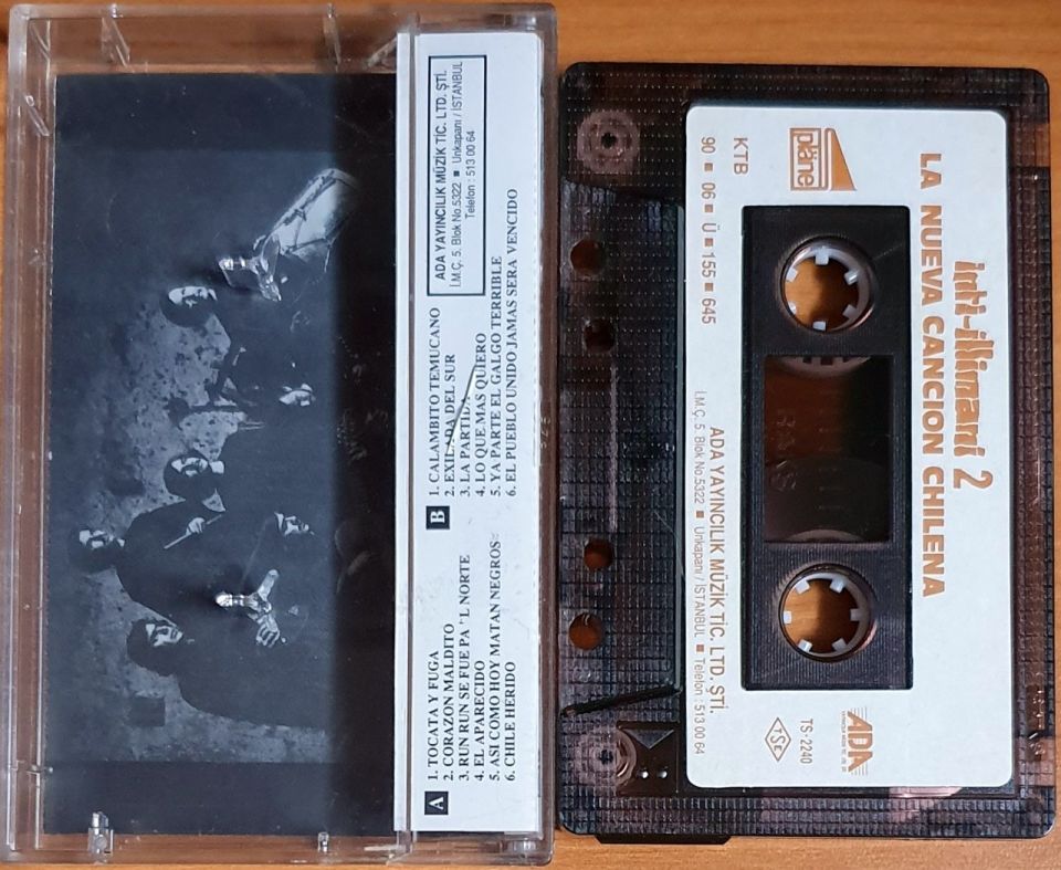 INTI-ILLIMANI 2 / LA NUEVA CANCION CHILENA (1990) - KASET ADA MÜZİK 2.EL