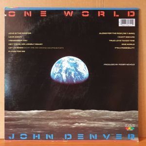 JOHN DENVER - ONE WORLD (1986) - LP 2.EL PLAK