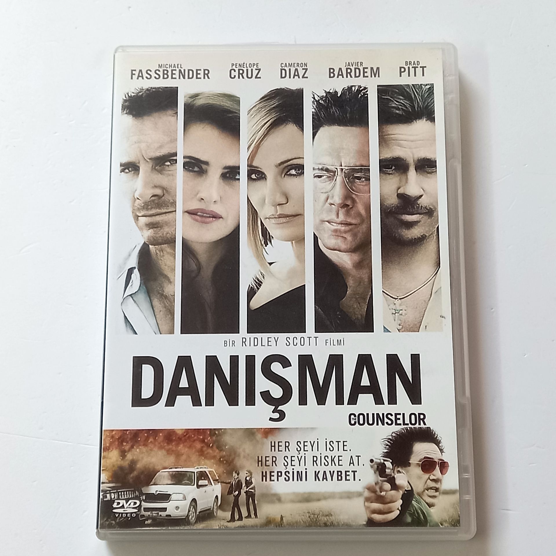 DANIŞMAN - The COUNSELOR - MICHAEL FASSBENDER - JAVIER BARDEM - RIDLEY SCOTT - DVD 2.EL