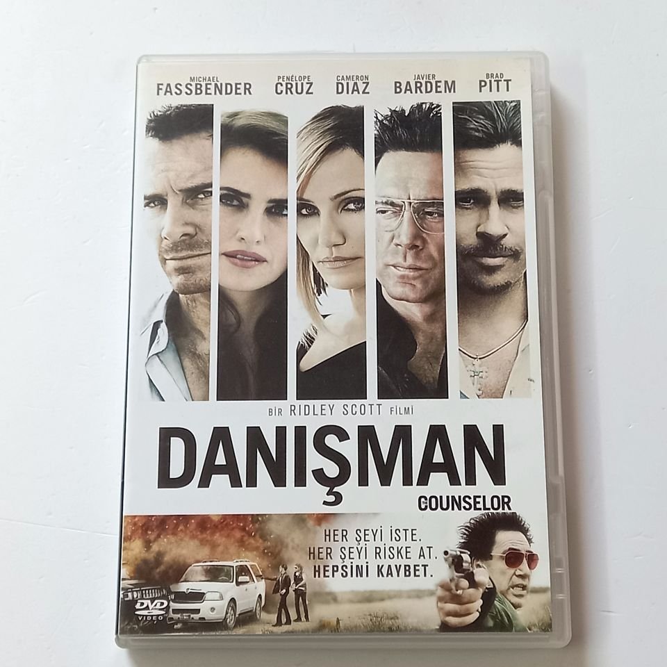 DANIŞMAN - The COUNSELOR - MICHAEL FASSBENDER - JAVIER BARDEM - RIDLEY SCOTT - DVD 2.EL