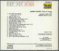 BOBBY SHORT - LATE NIGHT AT THE CAFE CARLYLE (1992) - CD 2.EL