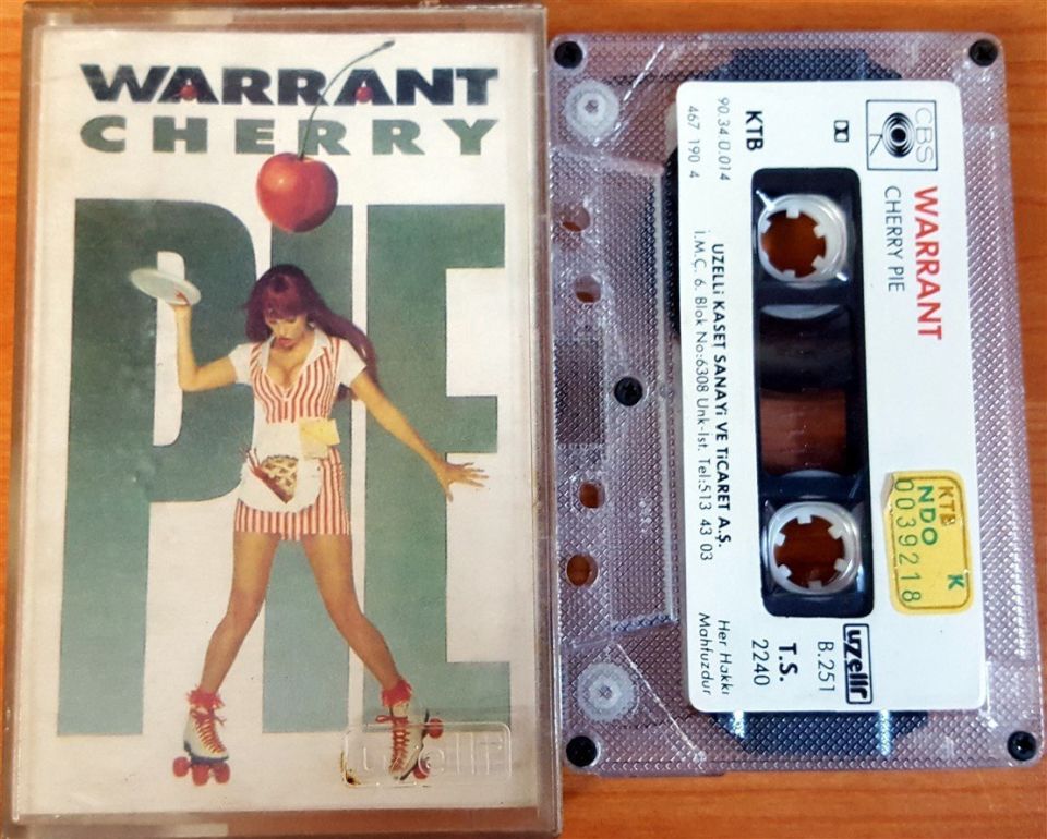 WARRANT - CHERRY PIE (1990) - KASET 2.EL