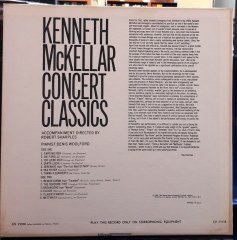 KENNETH McKELLAR - CONCERT CLASSICS (1965) - PLAK 2.EL