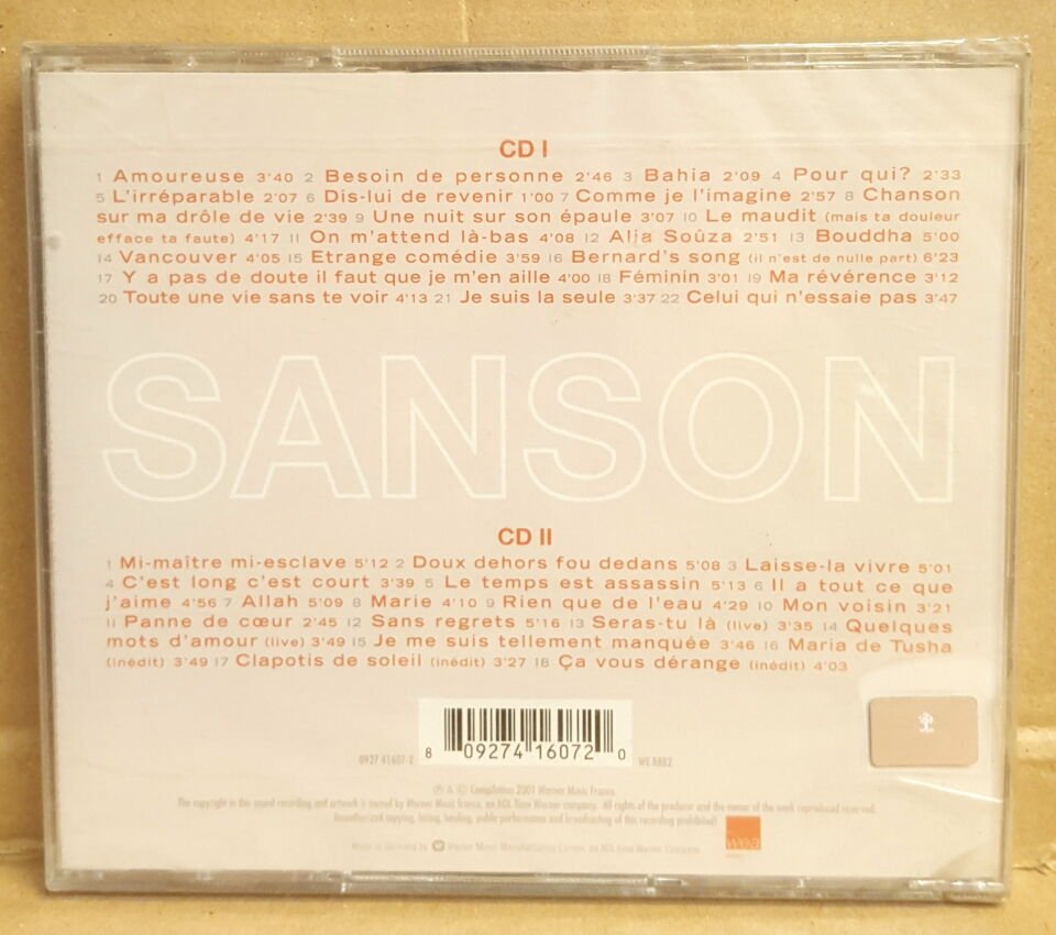 VERONIQUE SANSON - LES MOMENTS IMPORTANTS (2001) - 2CD FRENCH POP CHANSON SIFIR
