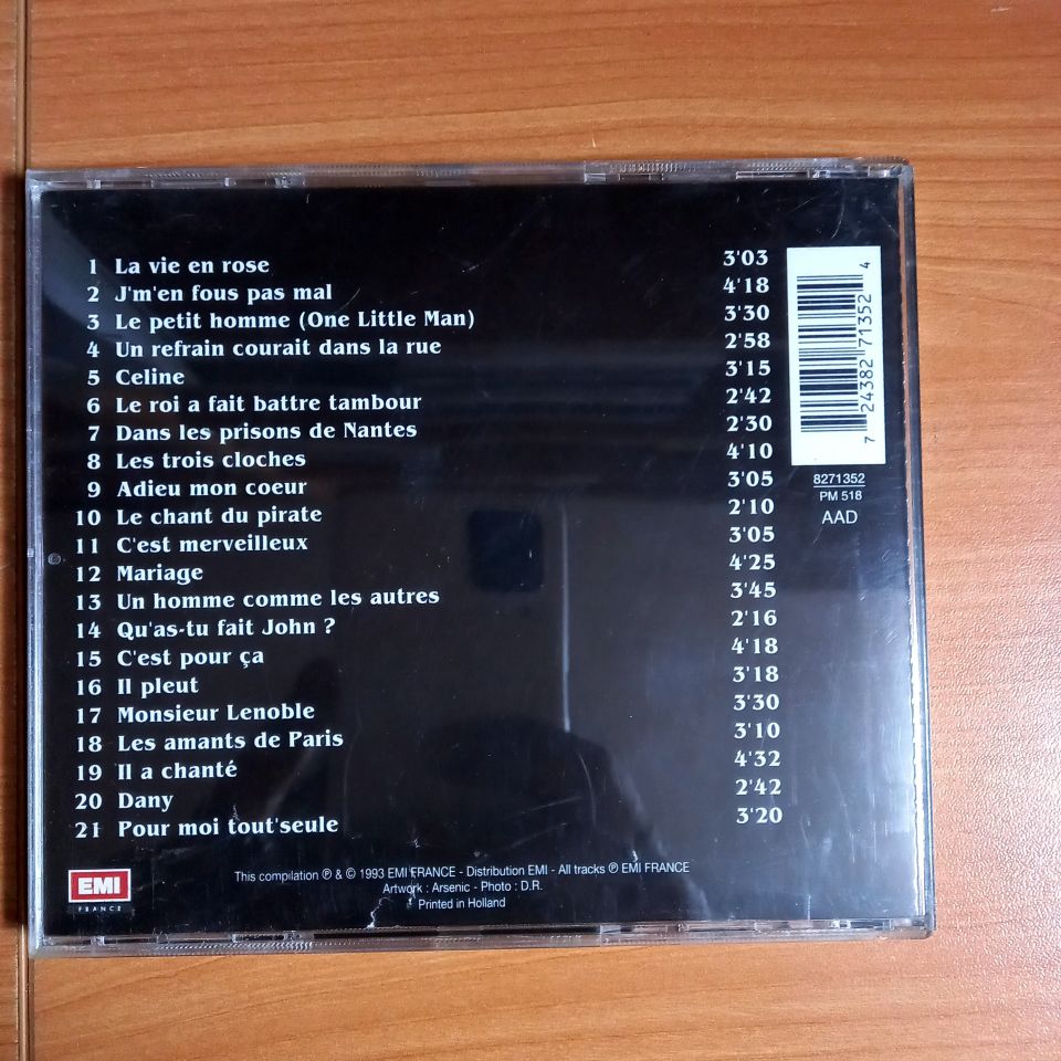 EDITH PIAF – LA VIE EN ROSE (1993) - CD 2.EL