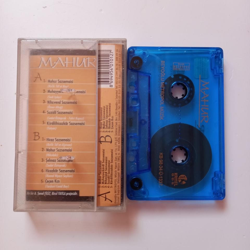MAHUR / A. ŞENOL FİLİZ, BİROL YAYLA, SAMİM KARACA, TANER SAYACIOĞLU, KEMAL CABA, LÜTFİYE ÖZER (1998) - KASET 2.EL
