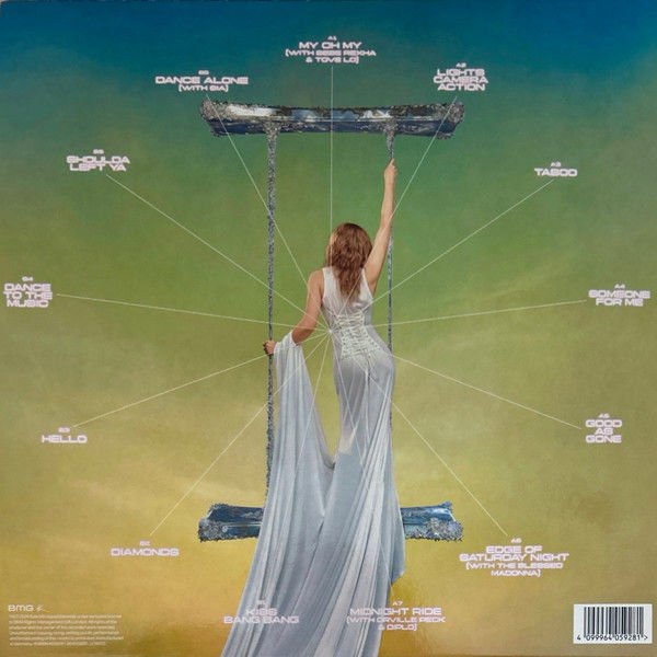 KYLIE MINOGUE - TENSION II (2024) - LP CRYSTAL CLEAR COLOURED EDITION SIFIR PLAK