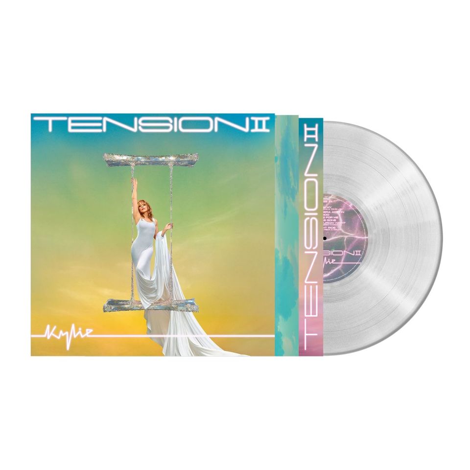 KYLIE MINOGUE - TENSION II (2024) - LP CRYSTAL CLEAR COLOURED EDITION SIFIR PLAK