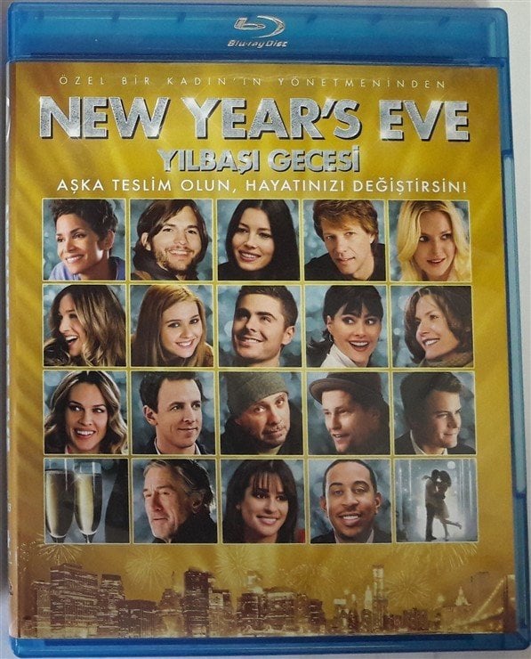 NEW YEAR'S EVE - YILBAŞI GECESİ - HALLE BERRY - JESSICA BIEL - JON BON JOVI - BLU-RAY 2.EL