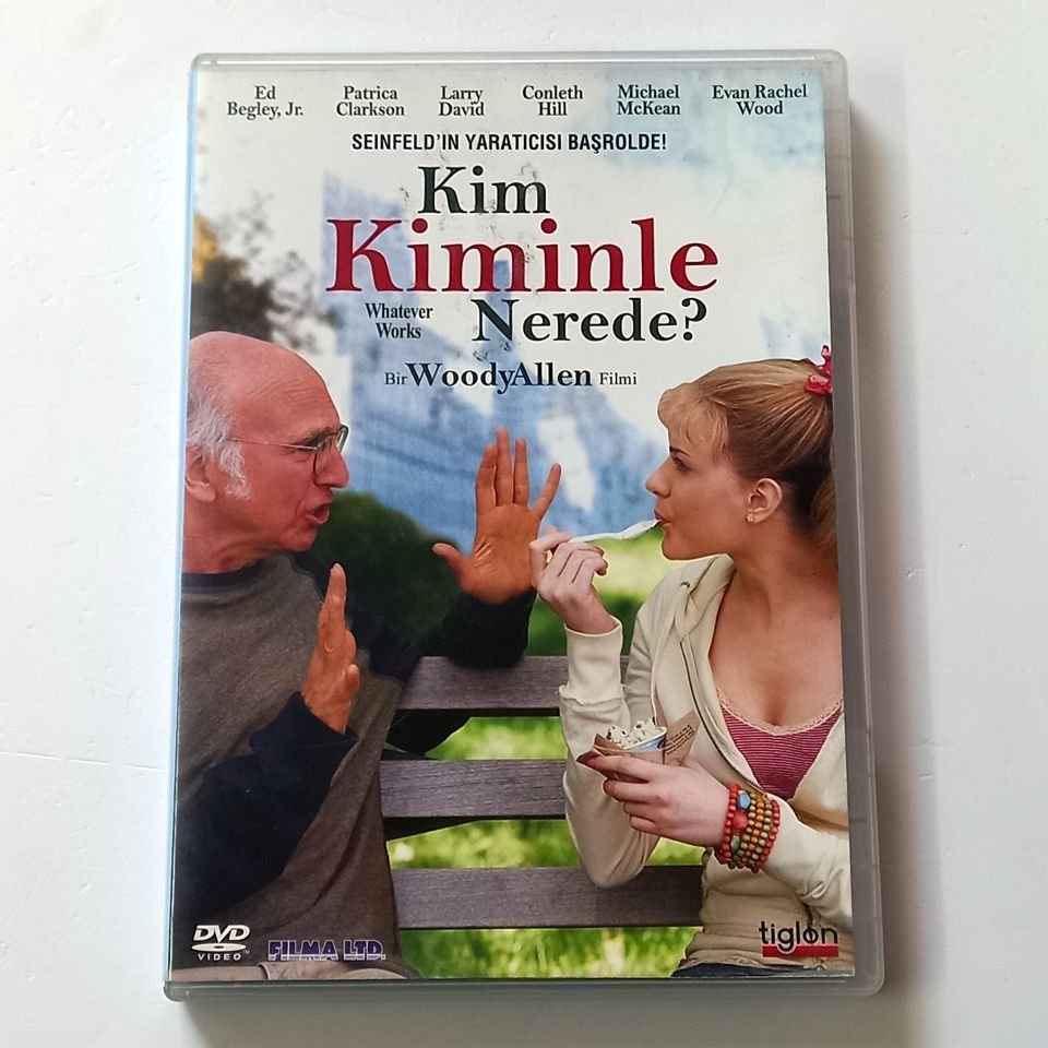 WHATEVER WORKS - KİM KİMİNLE NEREDE? - ED BEGLEY,Jr. - PATRICIA CLARKSON - EVAN RACHEL WOOD - WOODY ALLEN - DVD 2.EL