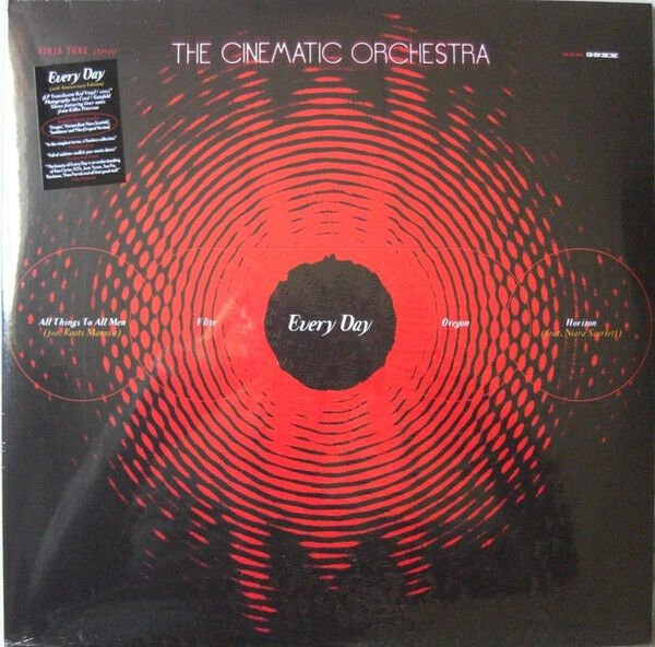 CINEMATIC ORCHESTRA - EVERY DAY (2002) - 3LP 2023 RED CLEAR COLOURED DELUXE EDITION NINJA TUNE SIFIR PLAK