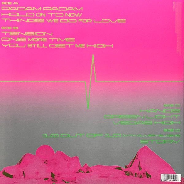 KYLIE MINOGUE - EXTENSION /THE EXTENDED MIXES (2023) - LP 45RPM CLEAR WITH NEON PINK AND GREEN SPLATTER COLOURED EDITION SIFIR PLAK