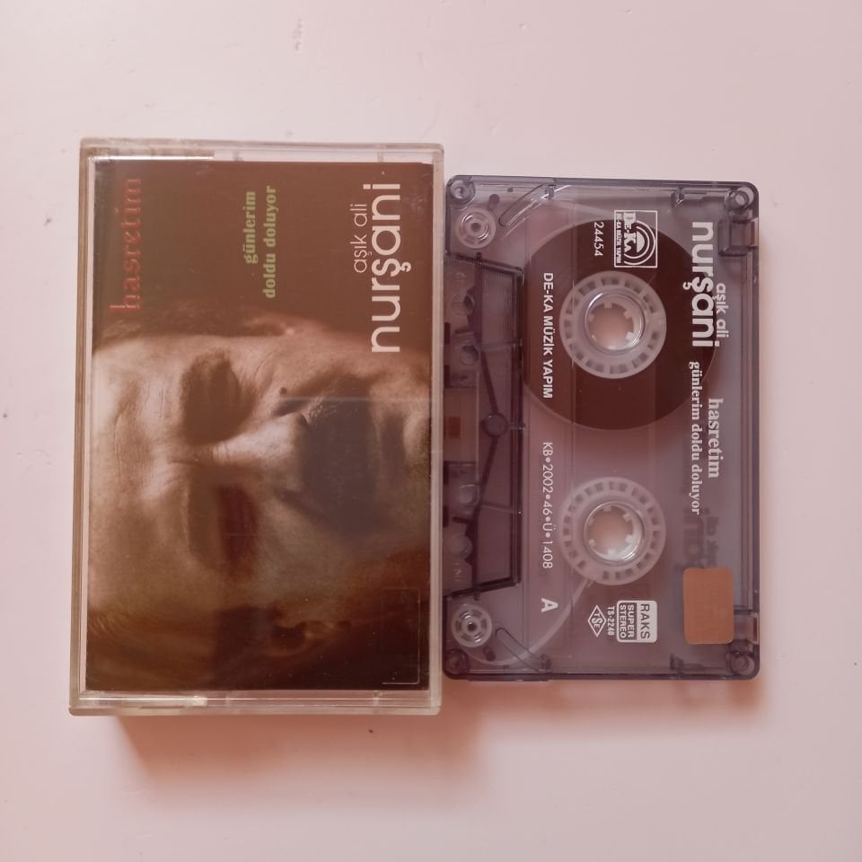 AŞIK ALİ NURŞANİ - HASRETİM / GÜNLERİM DOLDU DOLUYOR (2002) - KASET 2.EL
