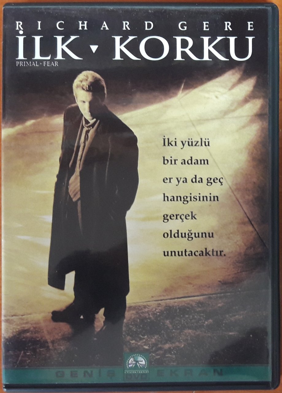 İLK KORKU - PRIMAL FEAR - RICHARD GERE - DVD 2.EL