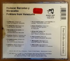 FOLKLORE FROM VENEZUELA (1993 ARC MUSIC) CD HUASCAR BARRADAS Y MARACAIBO 2.EL