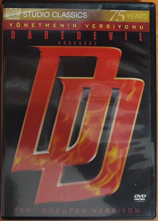DAREDEVIL - KORKUSUZ - BEN AFFLECK - COLIN FARREL - JENNIFER GARNER - MARVEL - DVD 2.EL
