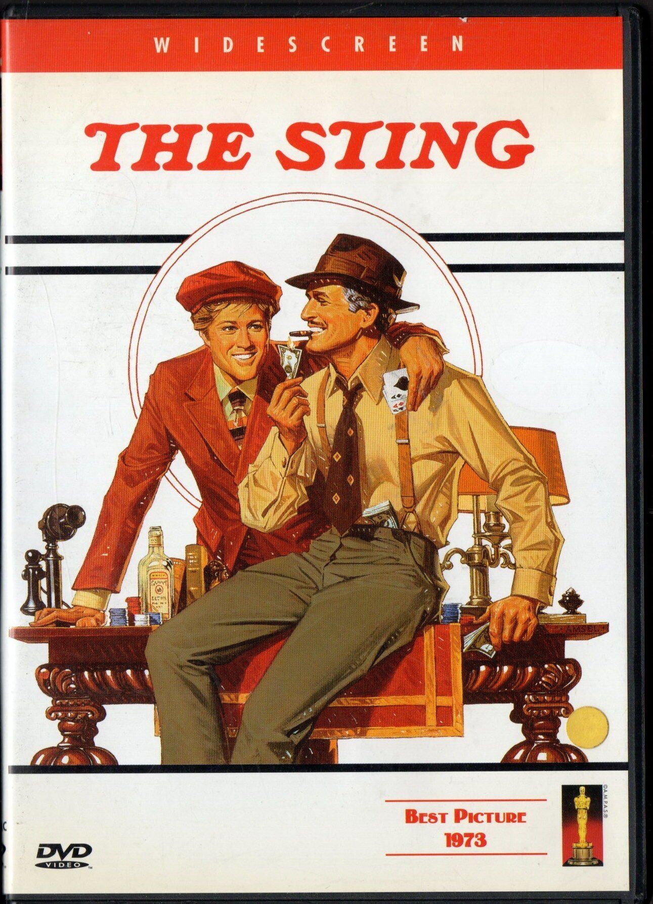 THE STING  - ROBERT REDFORD - PAUL NEWMAN - DVD 2.EL TÜRKÇE ALTYAZI YOKTUR