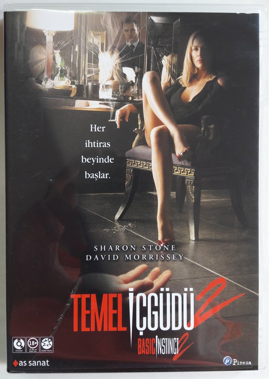 TEMEL İÇGÜDÜ 2 - BASIC INSTINCT 2 - SHARON STONE - DAVID MORRISSEY - DVD 2.EL